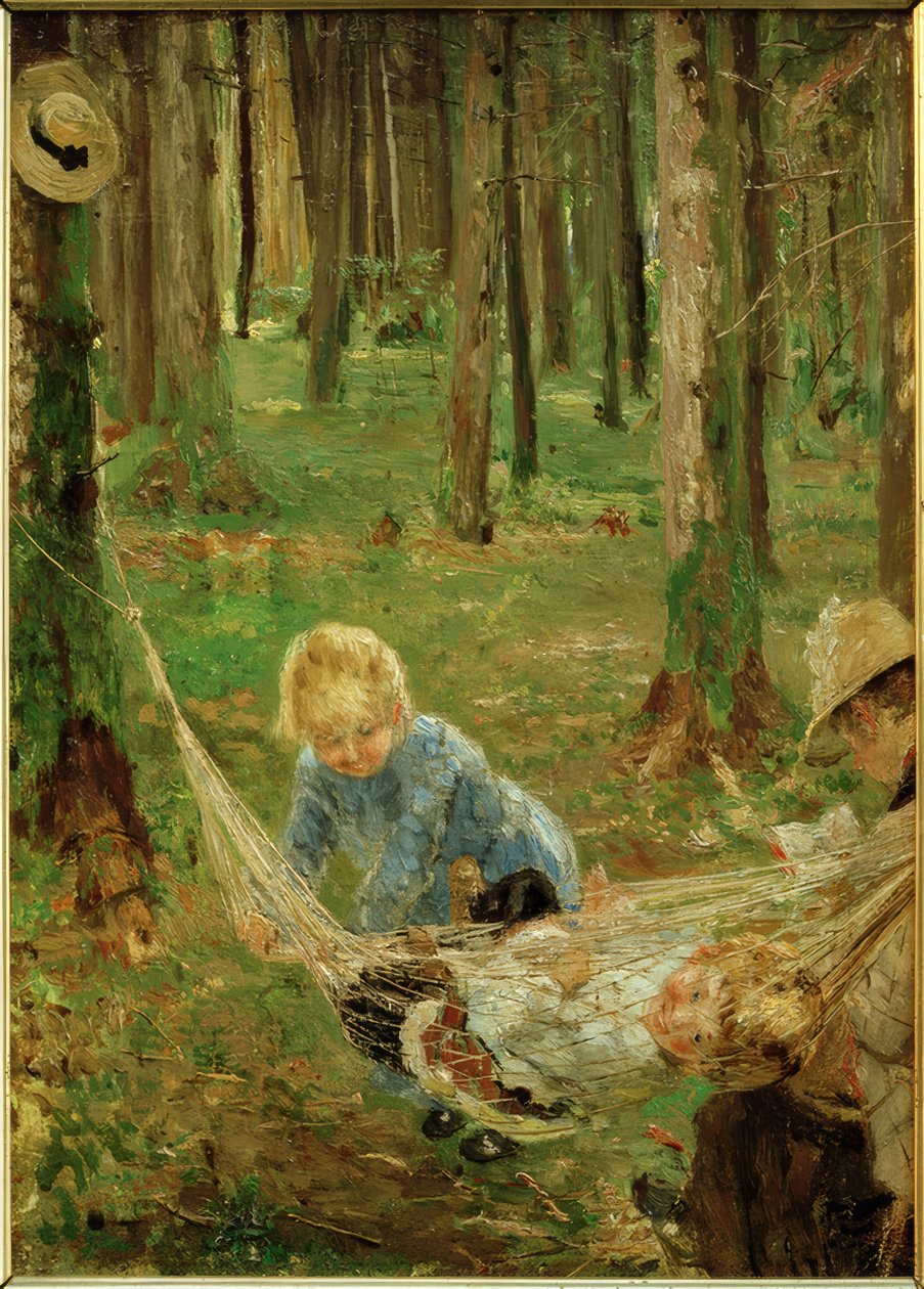 W hamaku autorstwa Fritz von Uhde
