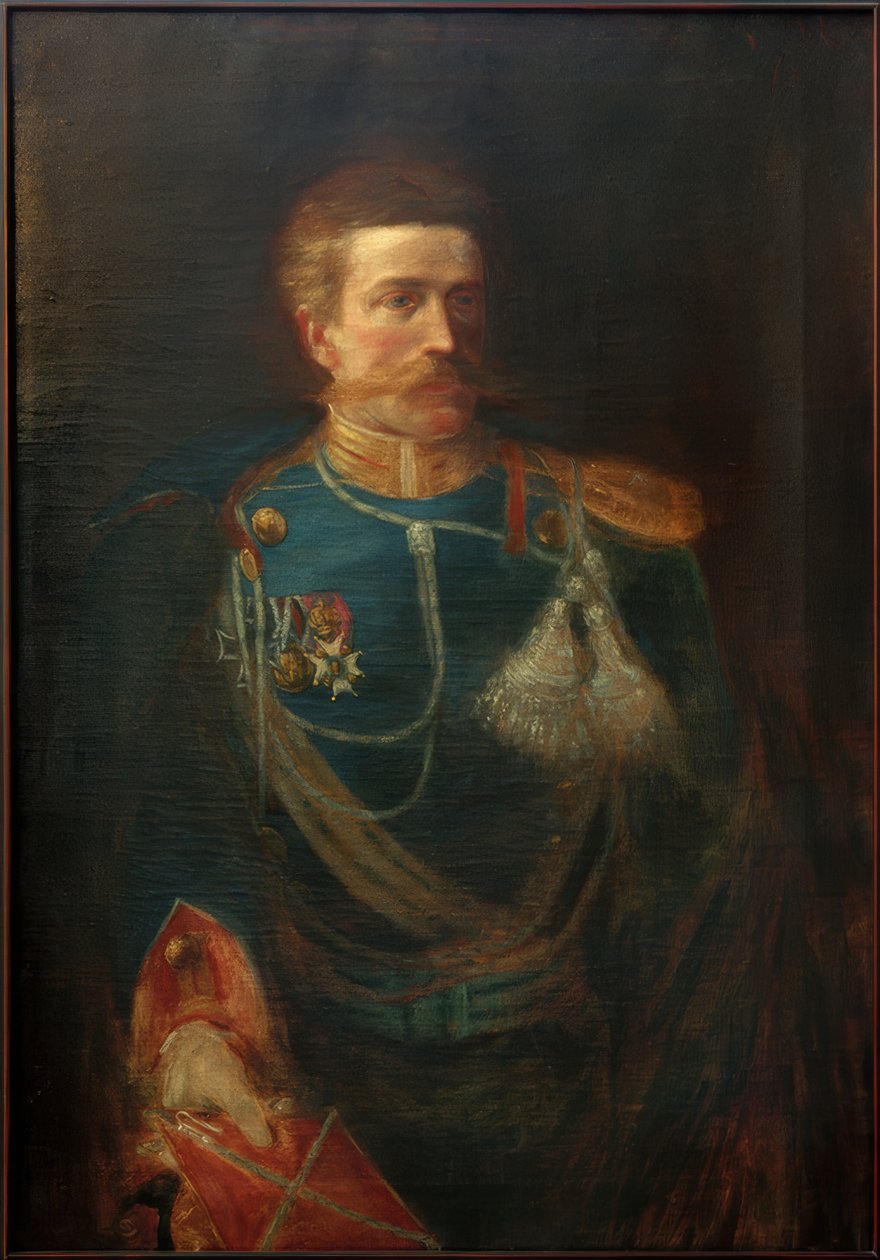 Autoportret w mundurze autorstwa Fritz von Uhde