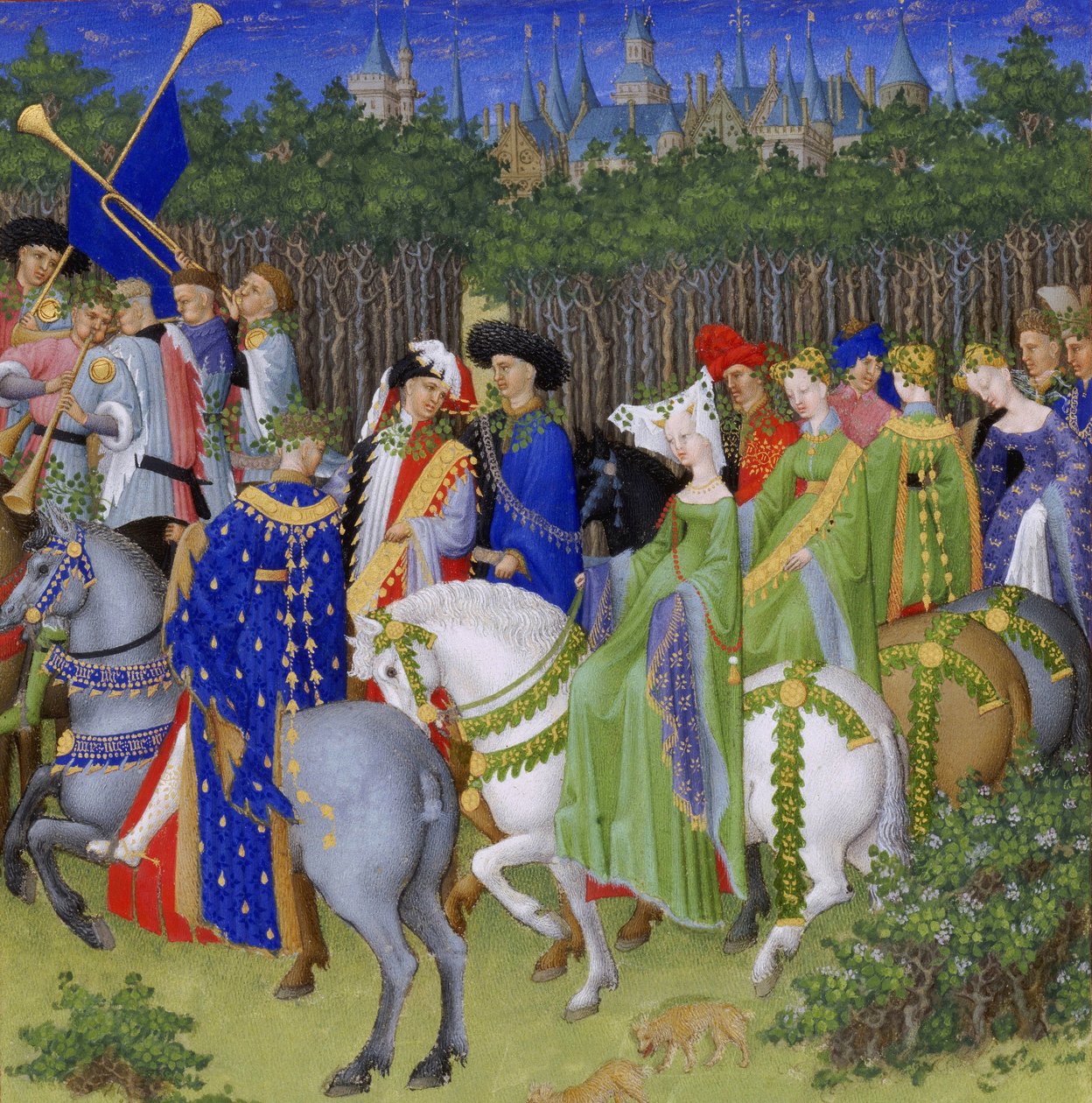 Tres Riches Heures du Duc de Berry autorstwa Frères Limbourg