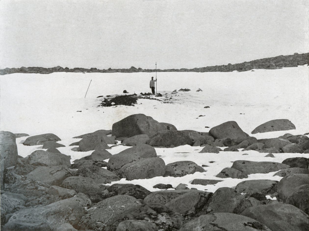 Na zewnątrz Igloo, c1911, 1913 autorstwa G. Murray Levick