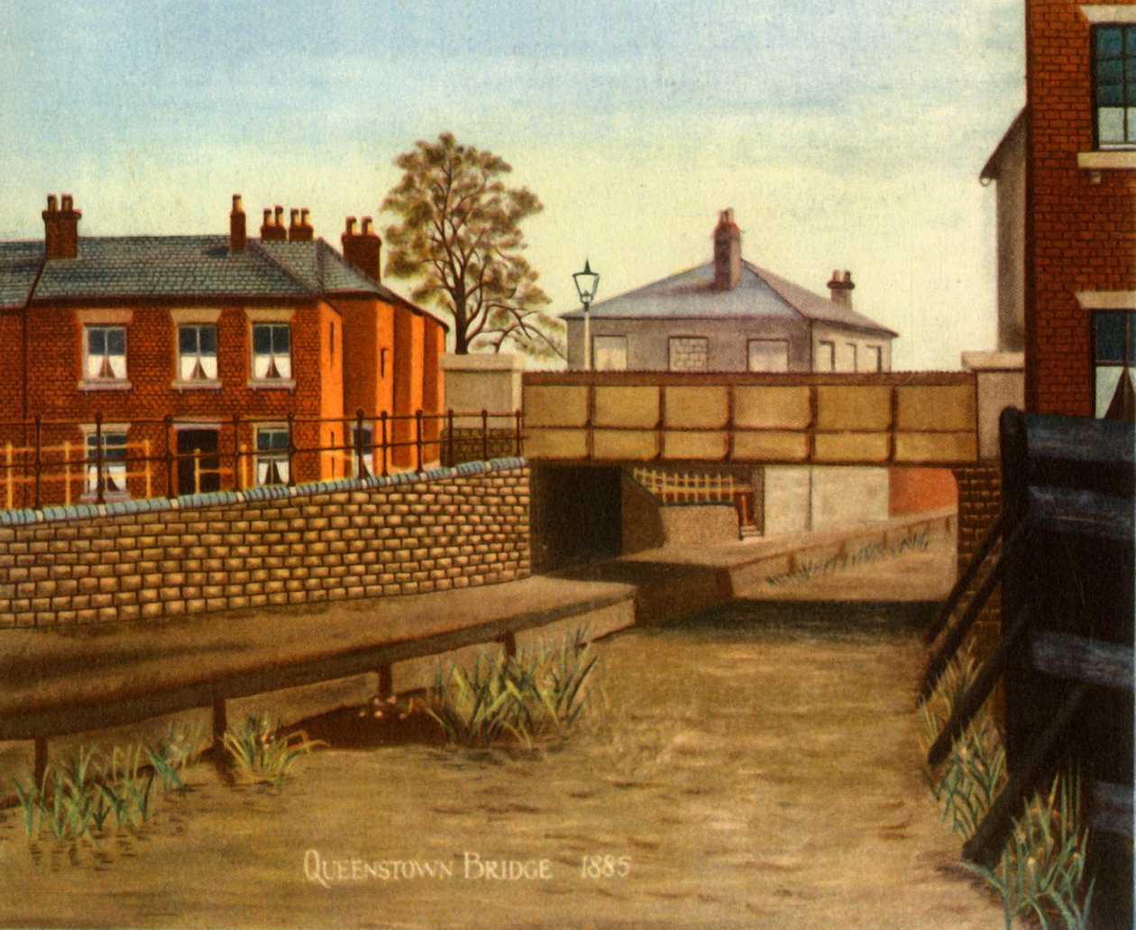 „Most Queenstown, Swindon, 1885”, 1943. autorstwa G. Puckey