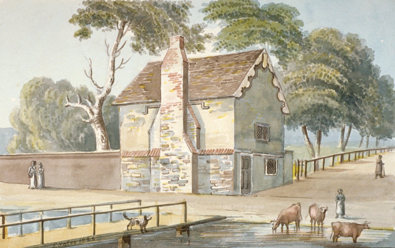 Przytułek w Carshalton, Surrey, 1826 r. autorstwa G Yates