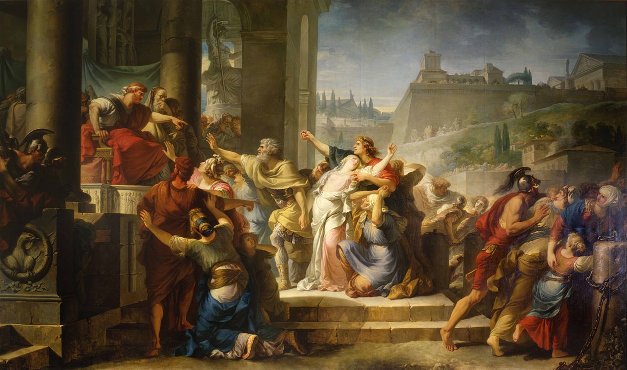 Śmierć Virginii autorstwa Gabriel Francois Doyen