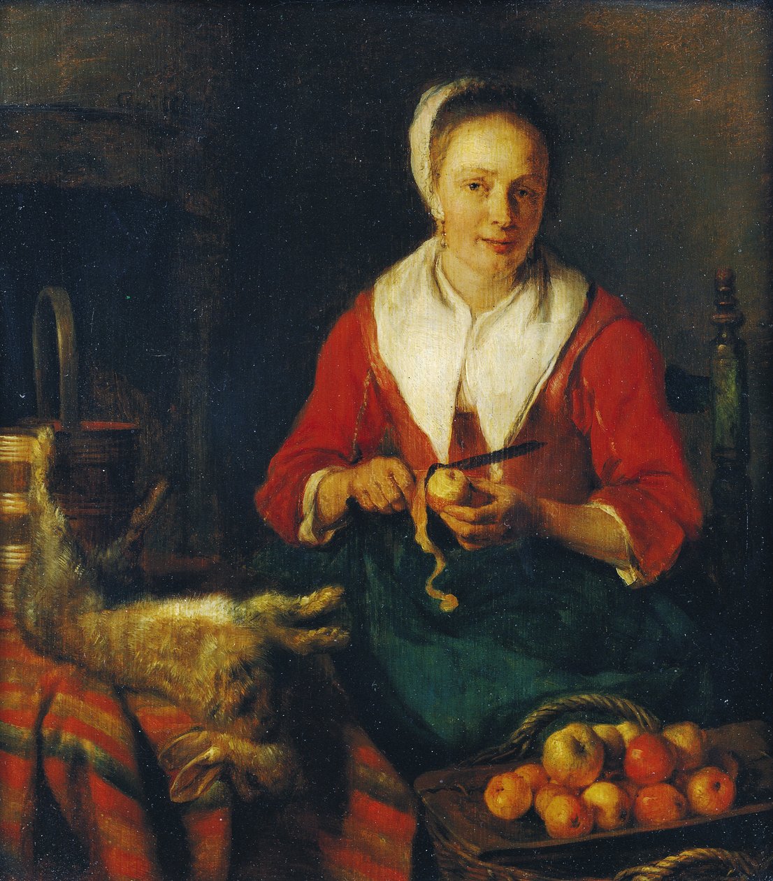Obieraczka do jabłek autorstwa Gabriel Metsu