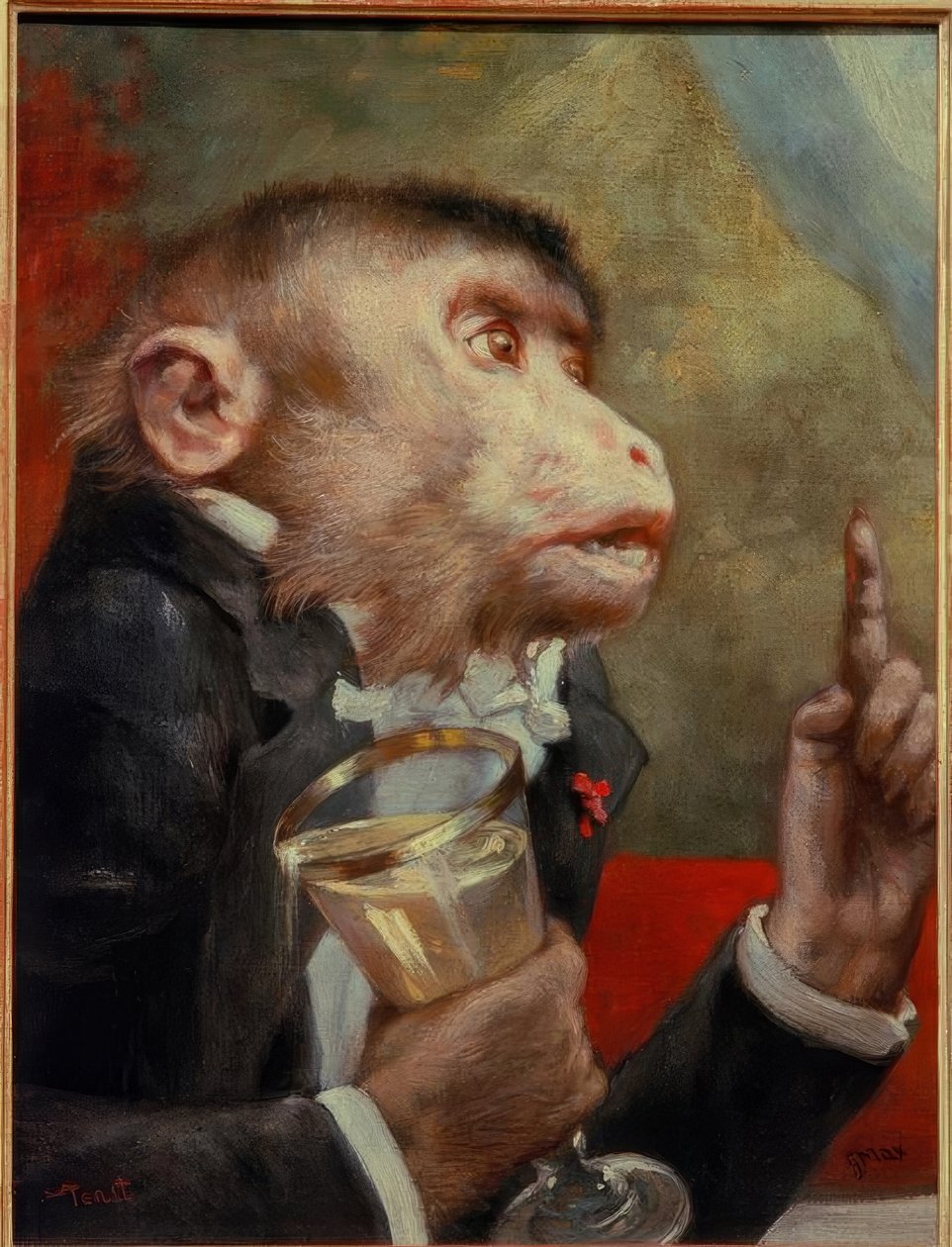 Toast autorstwa Gabriel Cornelius Ritter von Max