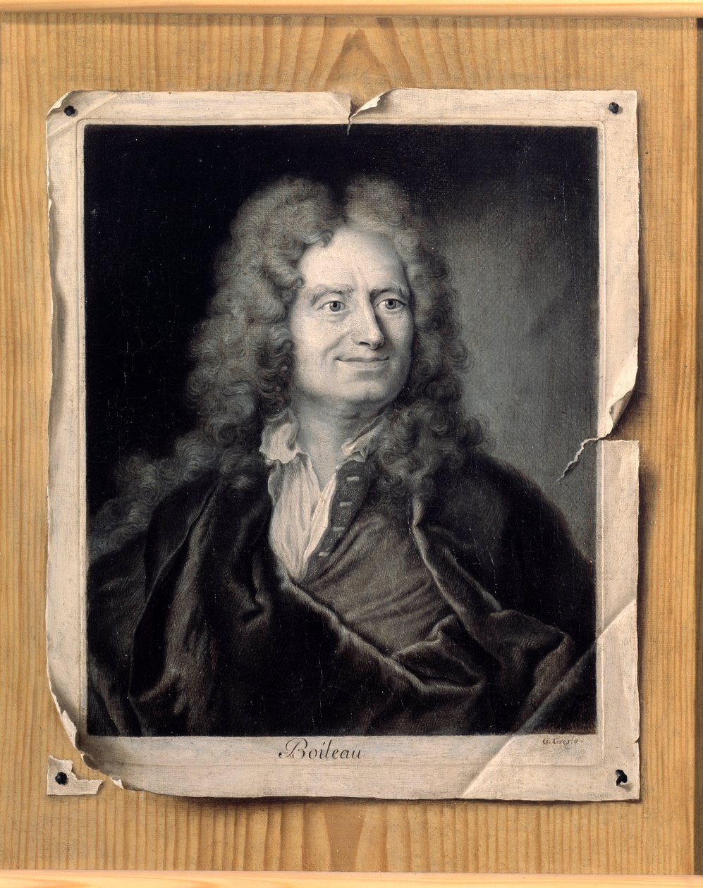 Portret Mikołaja Boileau (1636-1711) autorstwa Gabriel Gresly