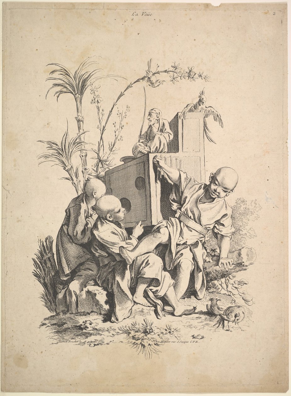 Wizja, XVIII wiek. autorstwa Gabriel Huquier