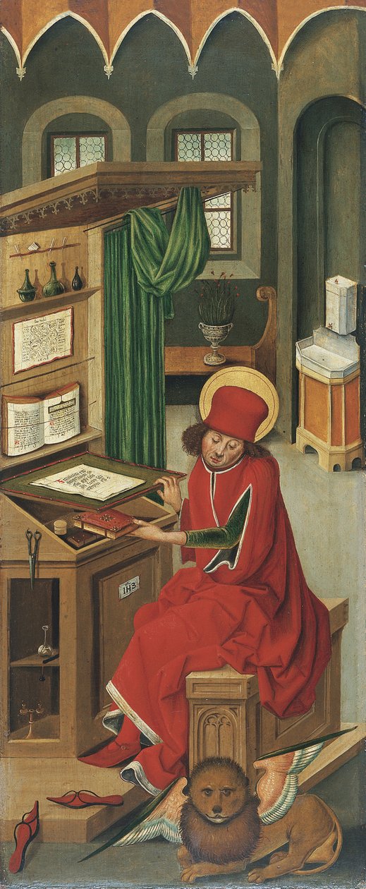 Św. Marek Ewangelista, 1478 autorstwa Gabriel Mälesskircher