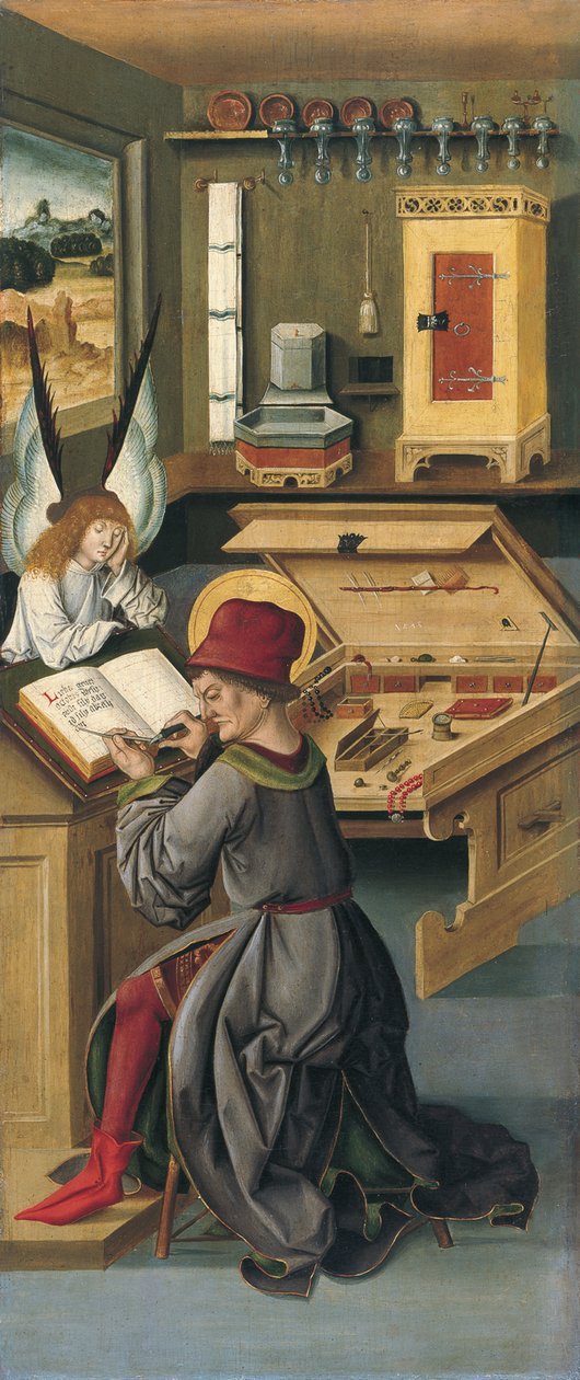 Św. Mateusz Ewangelista, 1478 autorstwa Gabriel Mälesskircher