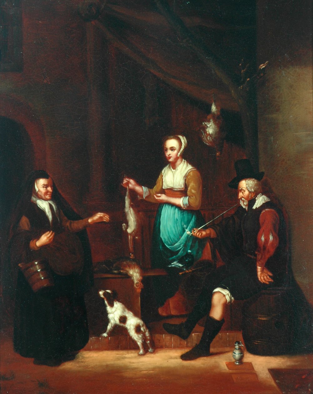 Kupiec drobiu autorstwa Gabriel Metsu