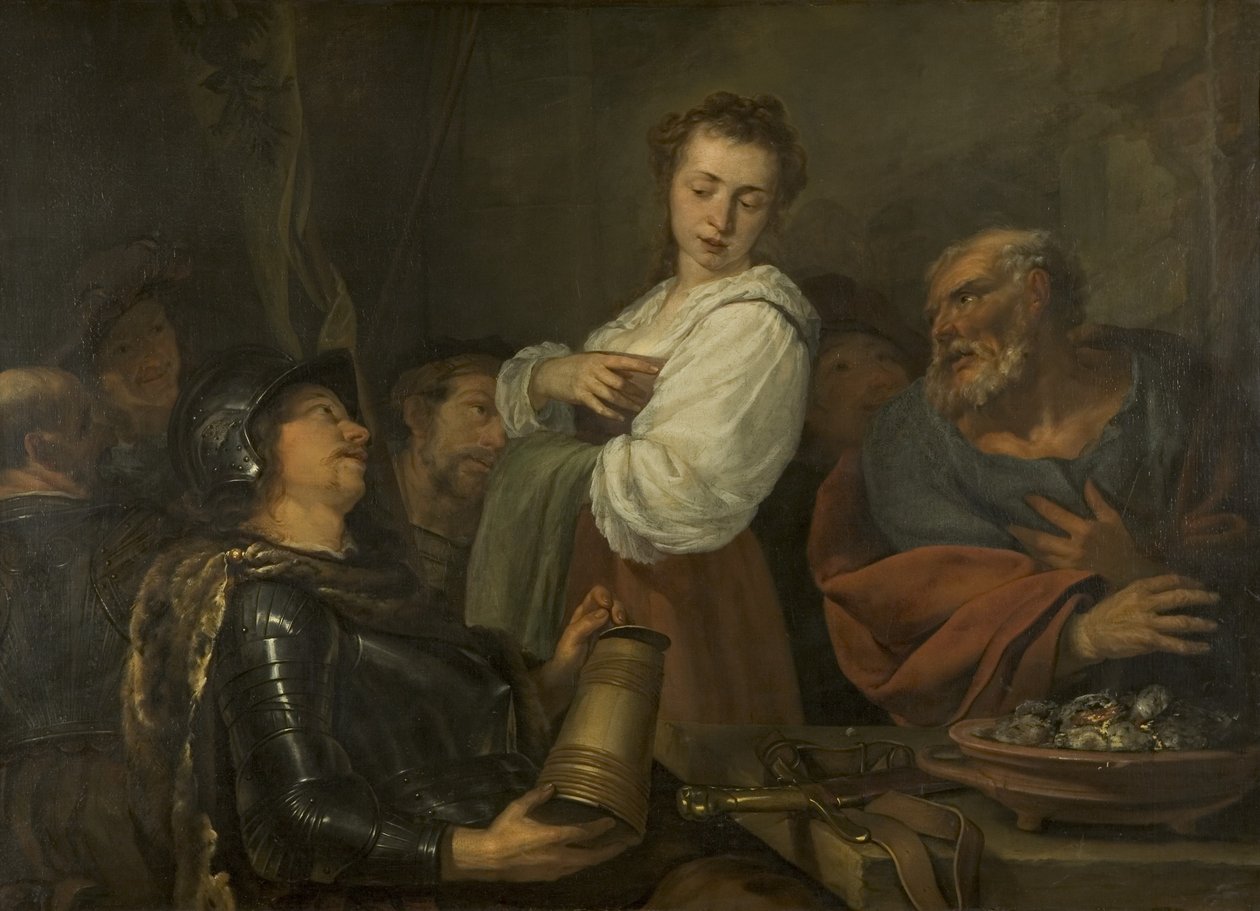 Odmowa św. Piotra autorstwa Gabriel Metsu