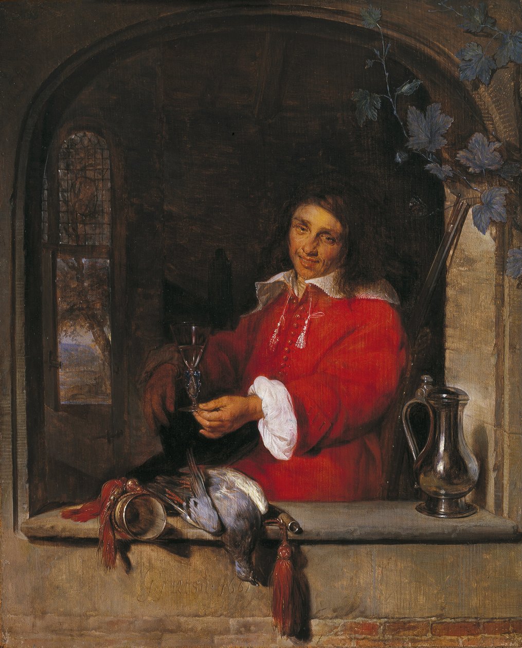 The Huntsman autorstwa Gabriel Metsu