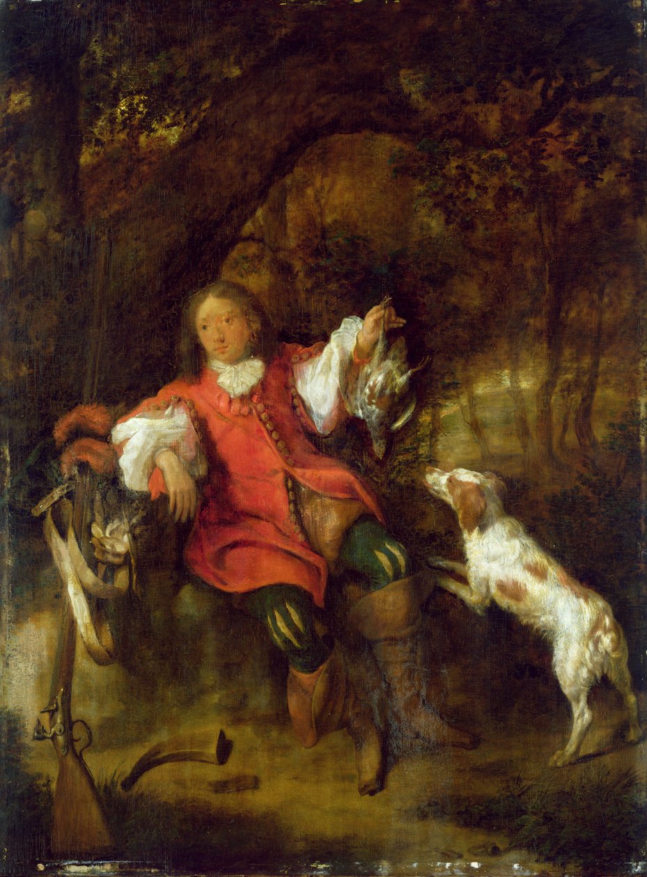 Myśliwy autorstwa Gabriel Metsu