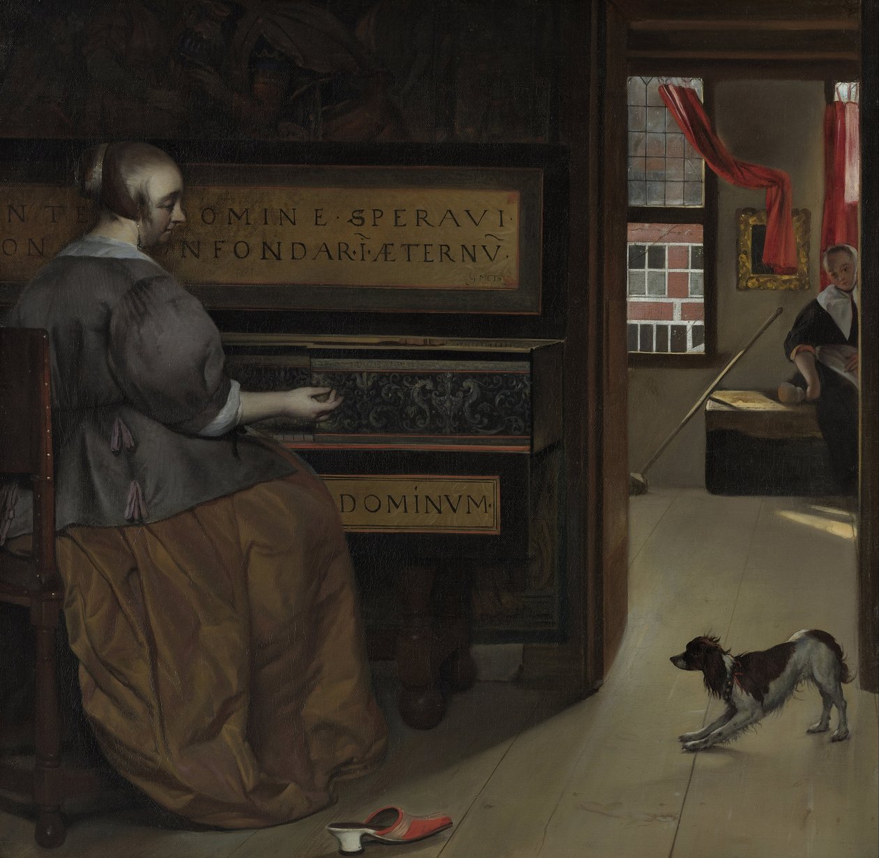 Kobieta w dziewictwie autorstwa Gabriel Metsu
