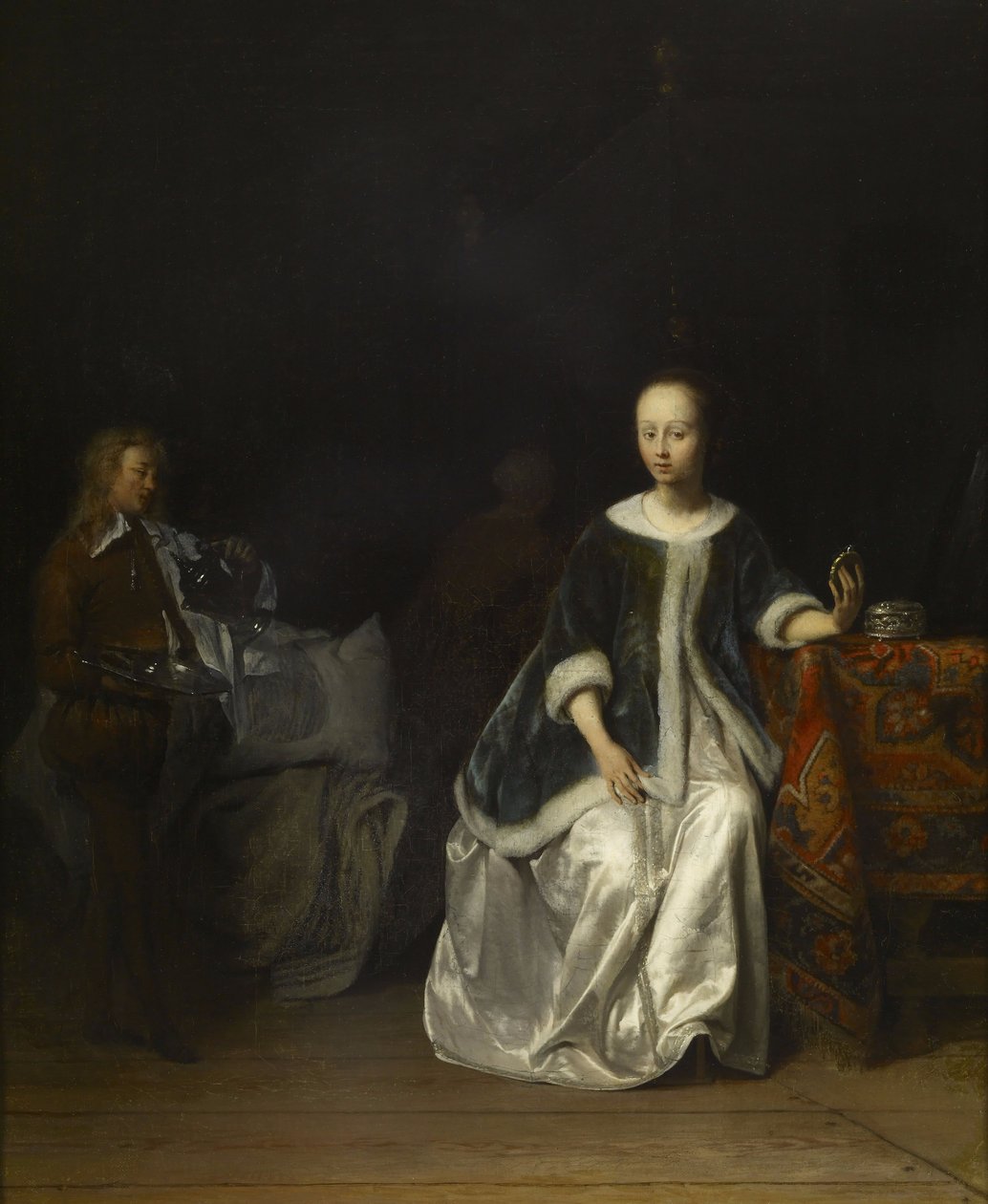 Pani w swojej toalecie autorstwa Gabriel Metsu