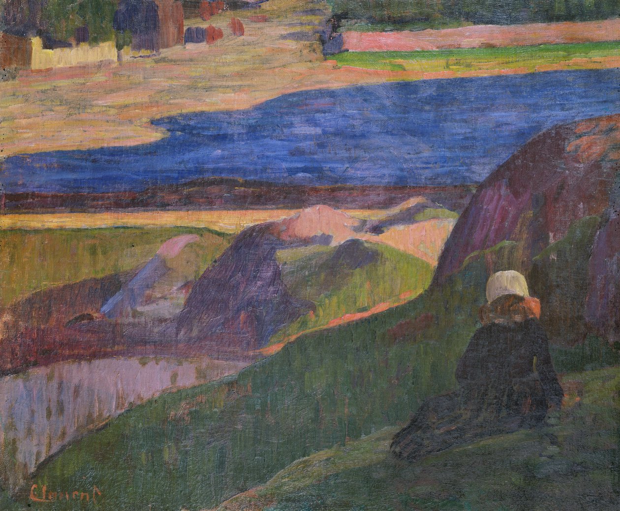Przy brzegu, Bretania autorstwa Gad Frederick Clement