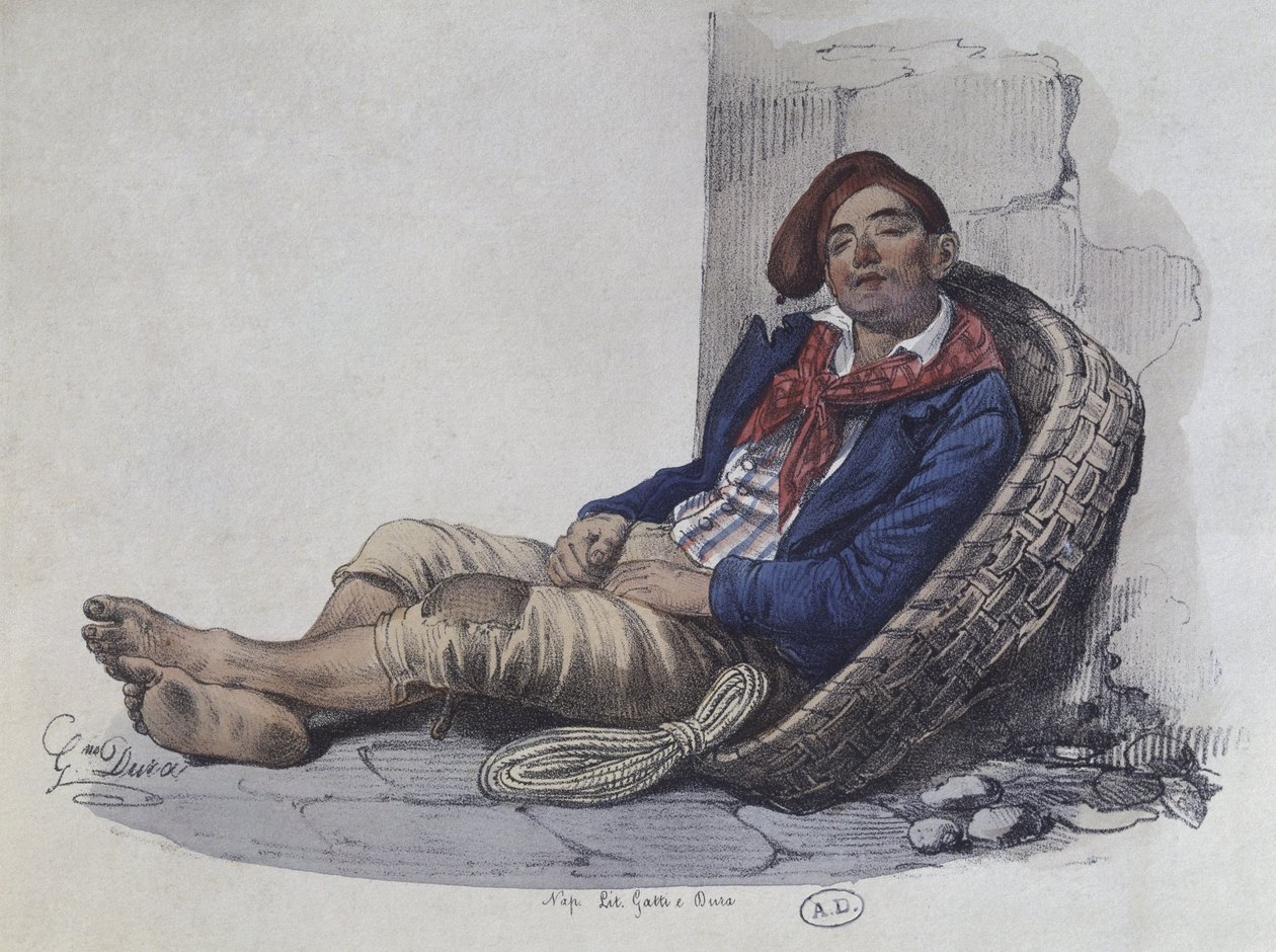 Portier z Neapolu, 1820 autorstwa Gaetano Dura