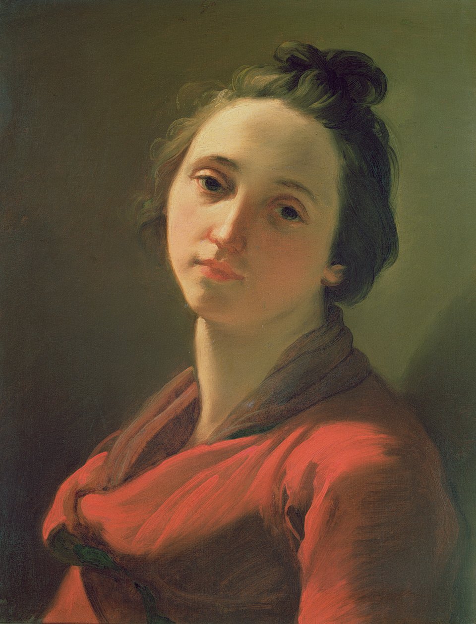 Portret Giovanny Spisani, żony artysty autorstwa Gaetano Gandolfi