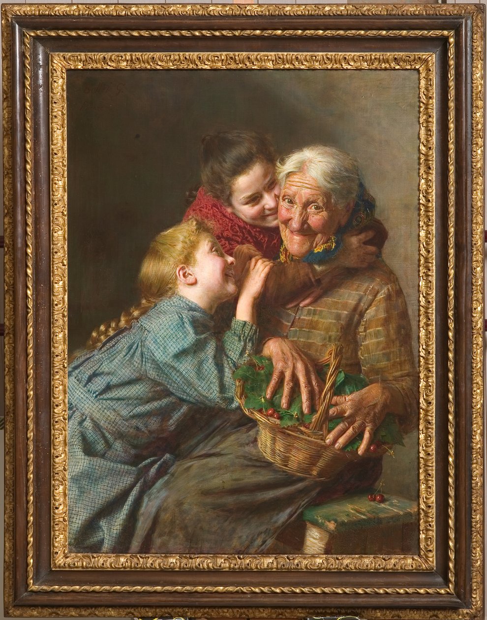 Powitalny gość 1882 (olej na płótnie) autorstwa Gaetano Bellei