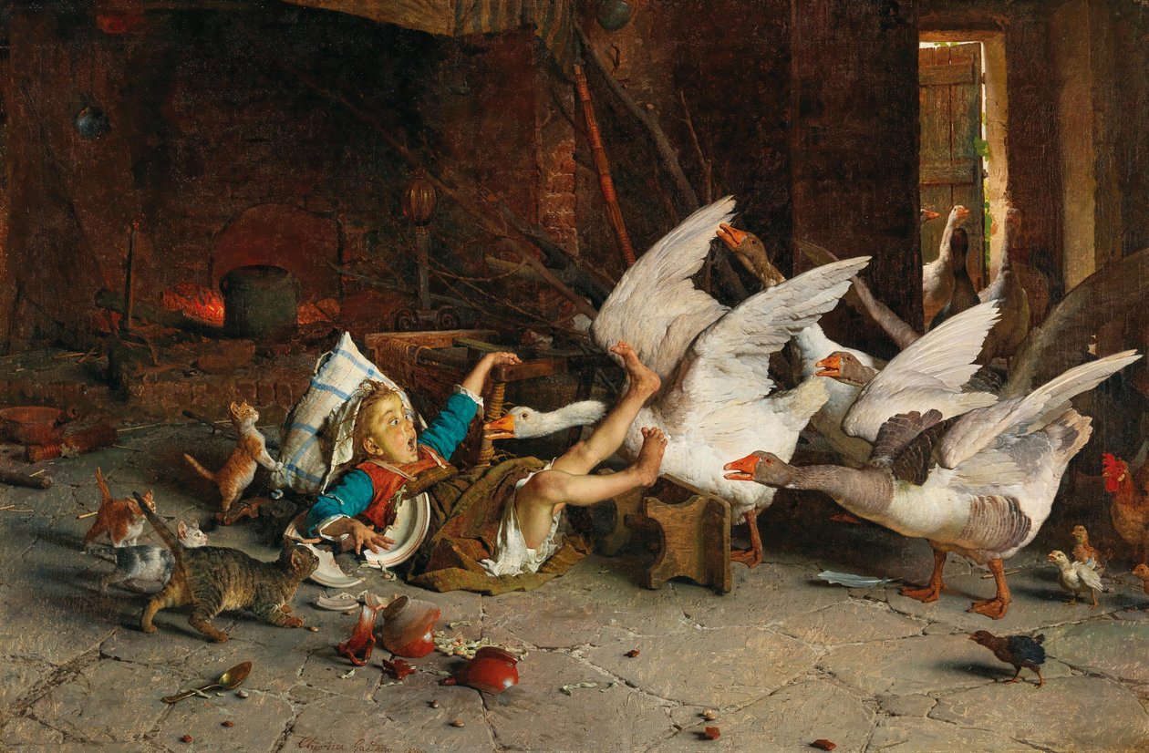 Katastrofa Katastrofa, 1887. autorstwa Gaetano Chierici