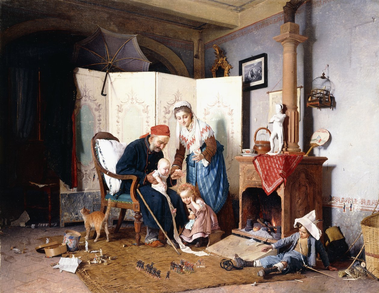 Weteran, 1878 autorstwa Gaetano Chierici
