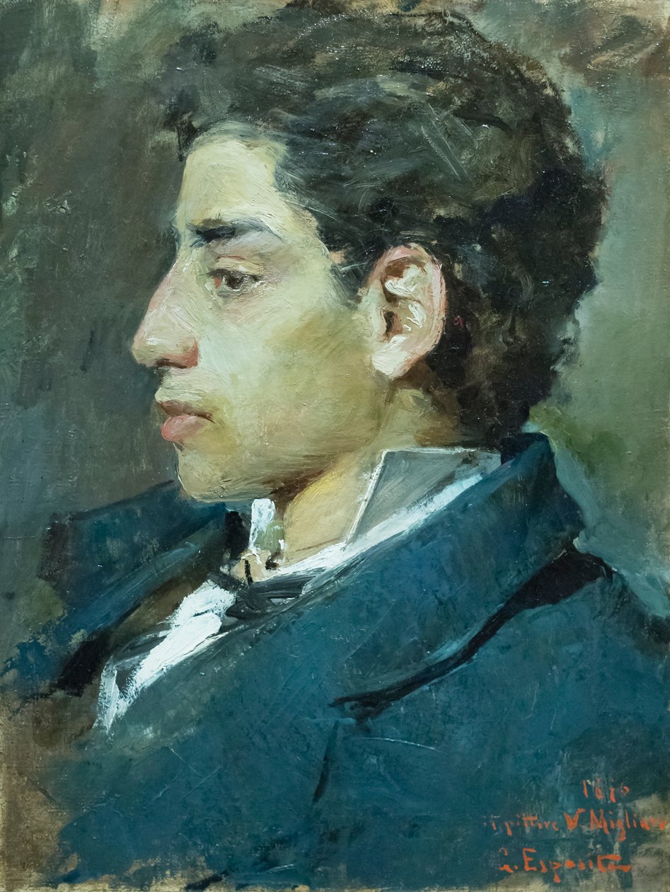 Portret Vincenzo Migliaro autorstwa Gaetano Esposito