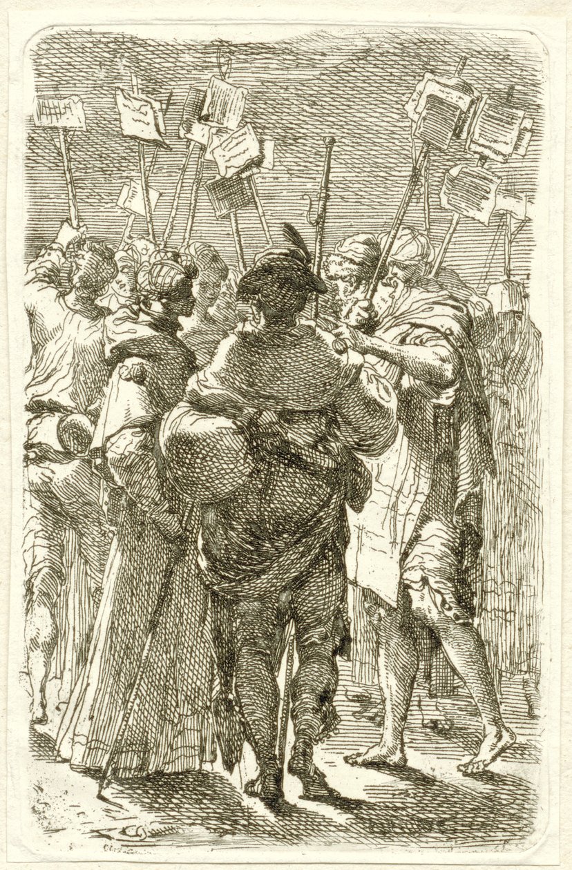 pielgrzymi autorstwa Gaetano Gandolfi