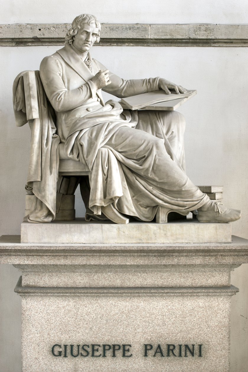 Posąg Giuseppe Pariniego, 1838 autorstwa Gaetano Matteo Monti