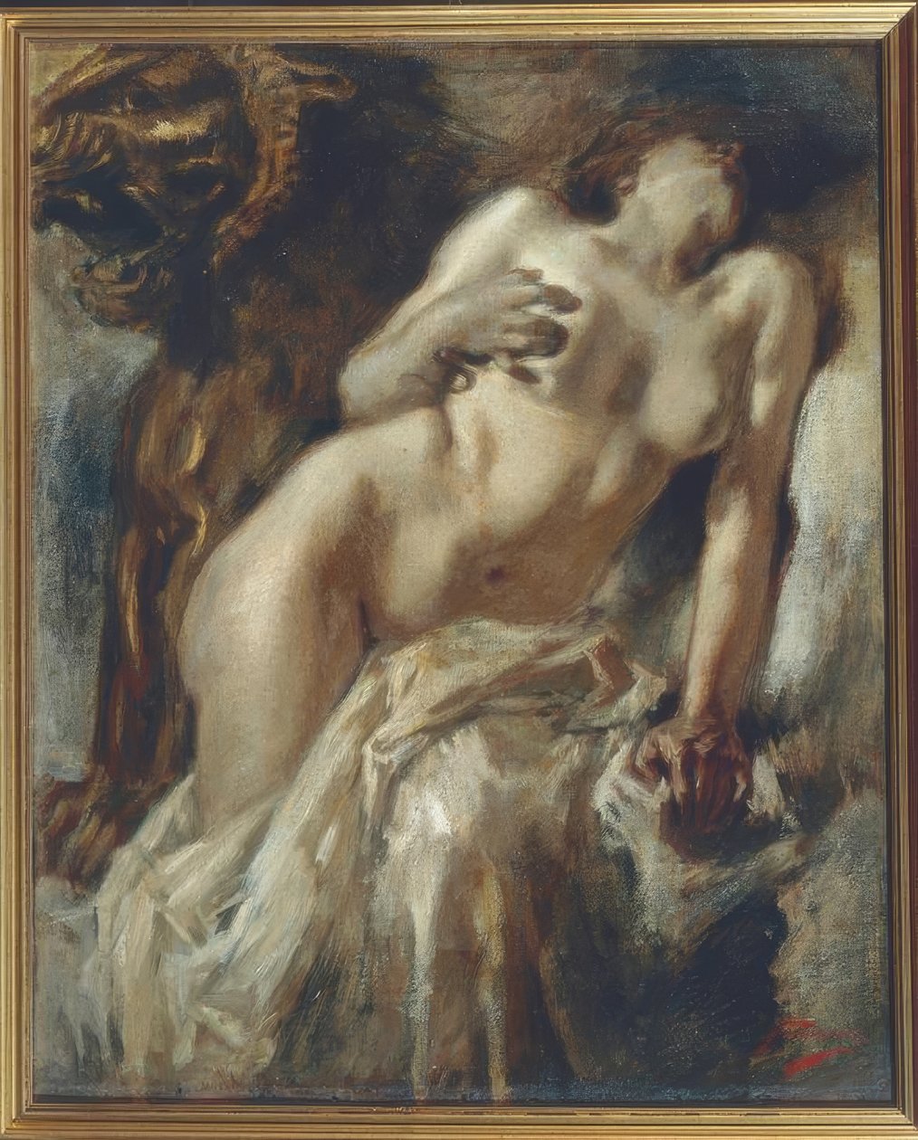 Kleopatra, 1888, autorstwa Gaetano Previati