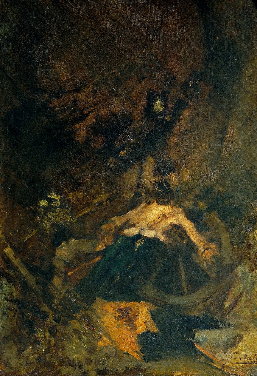 Spadek autorstwa Gaetano Previati