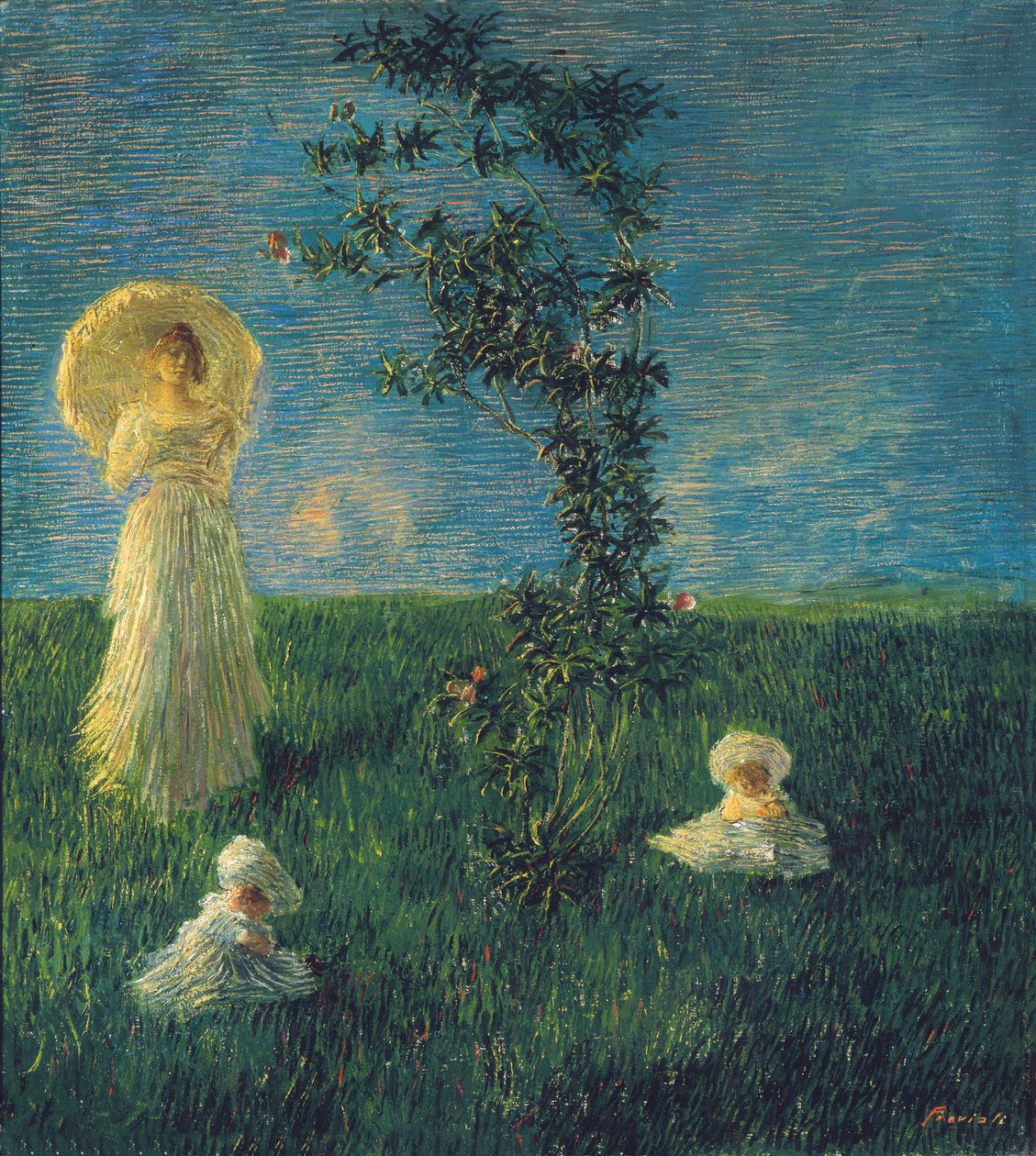 Na łące Pokój 1889-1890. autorstwa Gaetano Previati