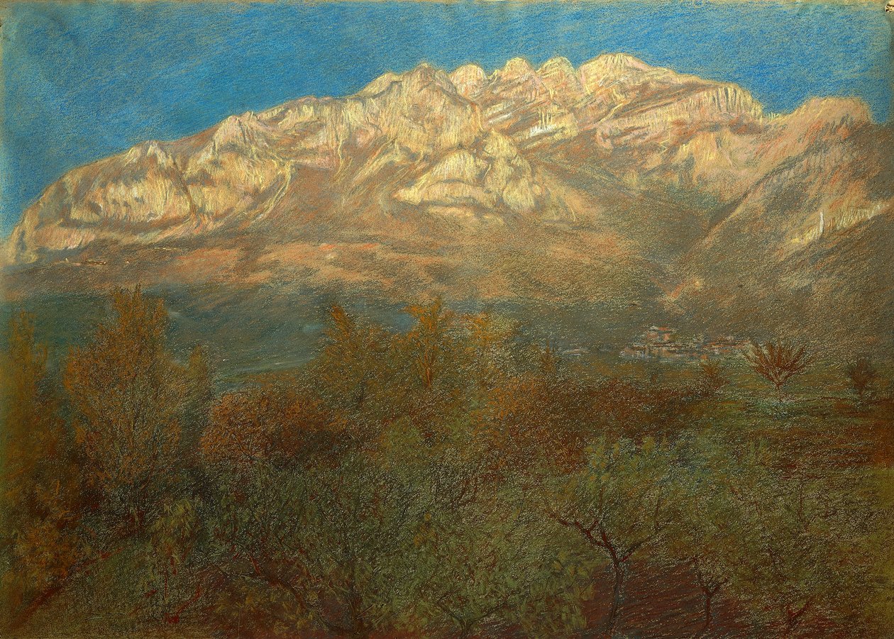 Góra Resegone autorstwa Gaetano Previati