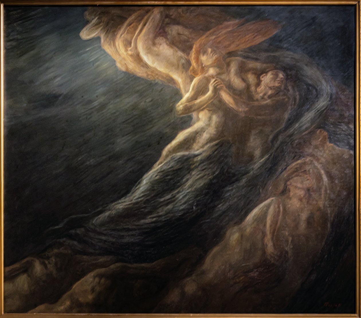 Paolo i Francesca autorstwa Gaetano Previati
