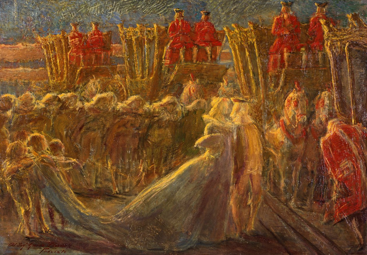 Król Słońca autorstwa Gaetano Previati