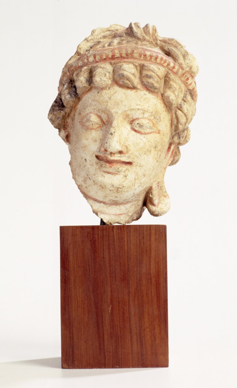 Bodhisattwa, 100-200 (stiuk) autorstwa Gandhara School