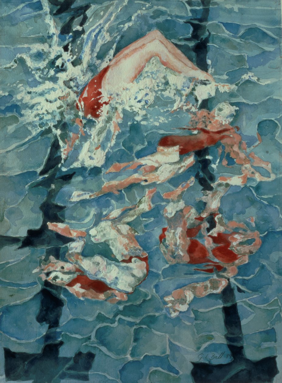 Pływanie synchroniczne, 1989 autorstwa Gareth Lloyd Ball