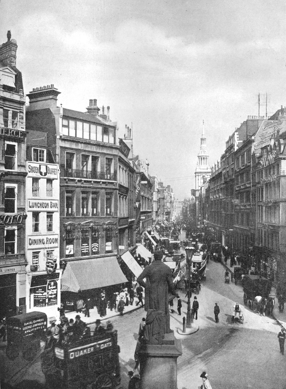 Cheapside, Londyn, 1910 autorstwa Garratt and Atkinson