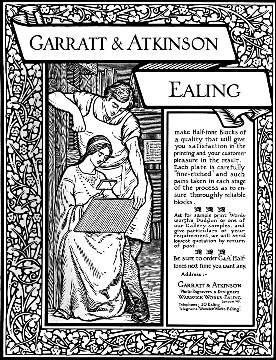 Reklama Garratt & Atkinson, 1907 autorstwa Garratt and Atkinson