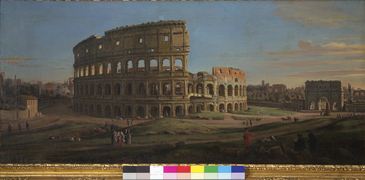 Koloseum, 1711 autorstwa Gaspar van Wittel