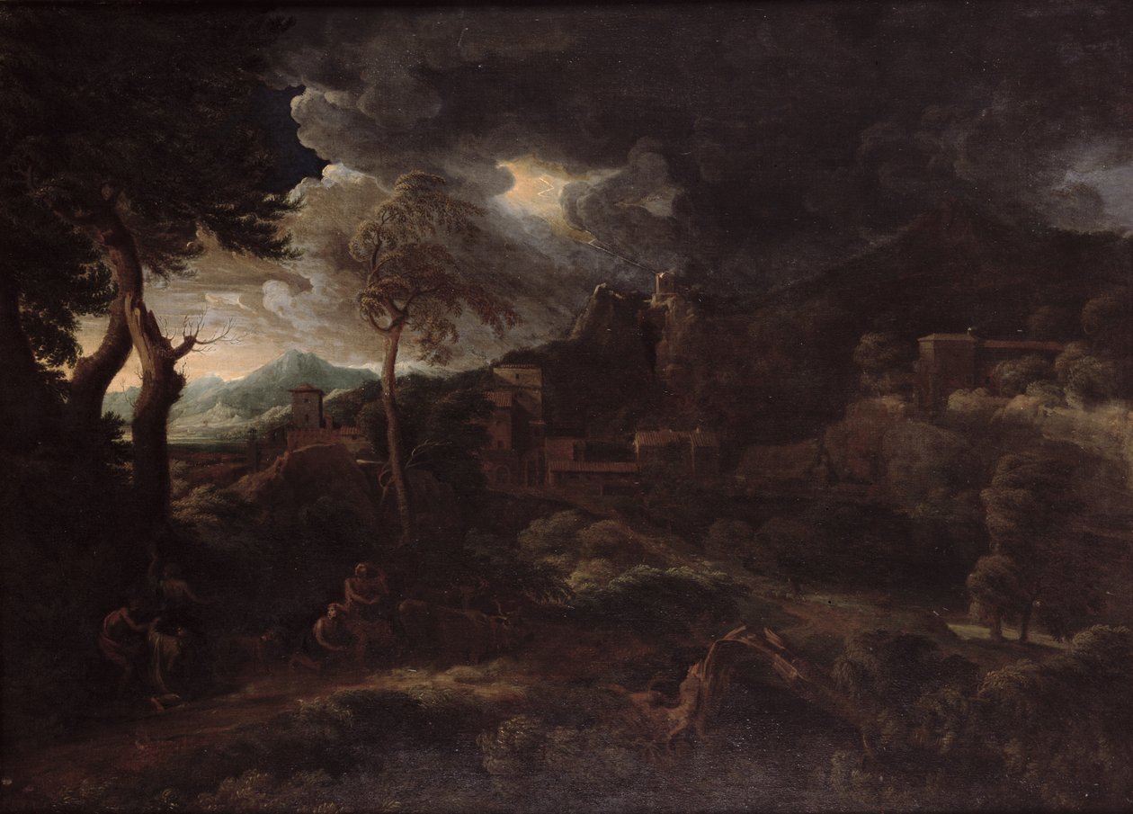 Burza autorstwa Gaspard Poussin Dughet