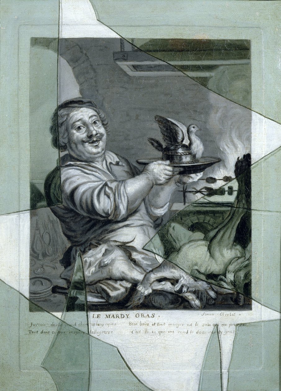 Mardi Gras, wg ryciny Joachima von Sandrart (1606-88) autorstwa Gaspard, or Gabriel Gresely