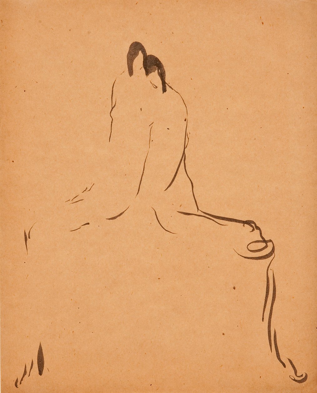 Dwie postacie, ok. godz. 1908. autorstwa Gaston Lachaise