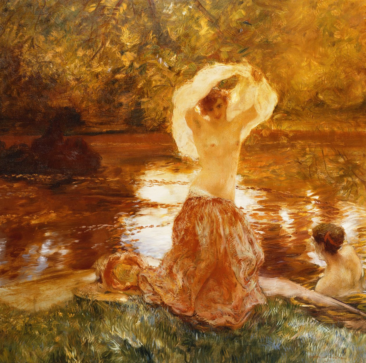 Łazienka; Bain, autorstwa Gaston de Latouche