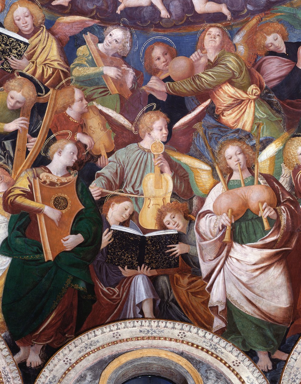 Koncert aniołów, 1534-36 (więcej) (zob. 175762) autorstwa Gaudenzio Ferrari