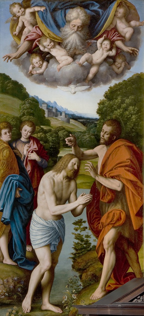 Chrzest Chrystusa, 1540 autorstwa Gaudenzio Ferrari