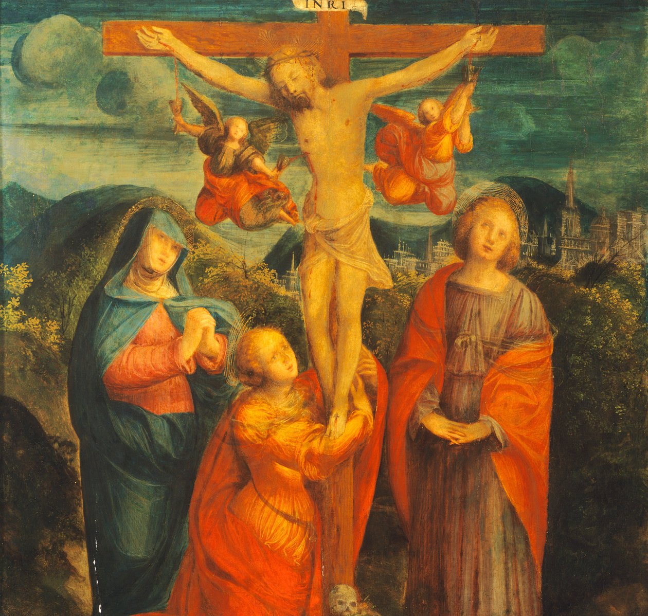 Ukrzyżowanie – Gaudenzio Ferrari (1470-1546) autorstwa Gaudenzio Ferrari