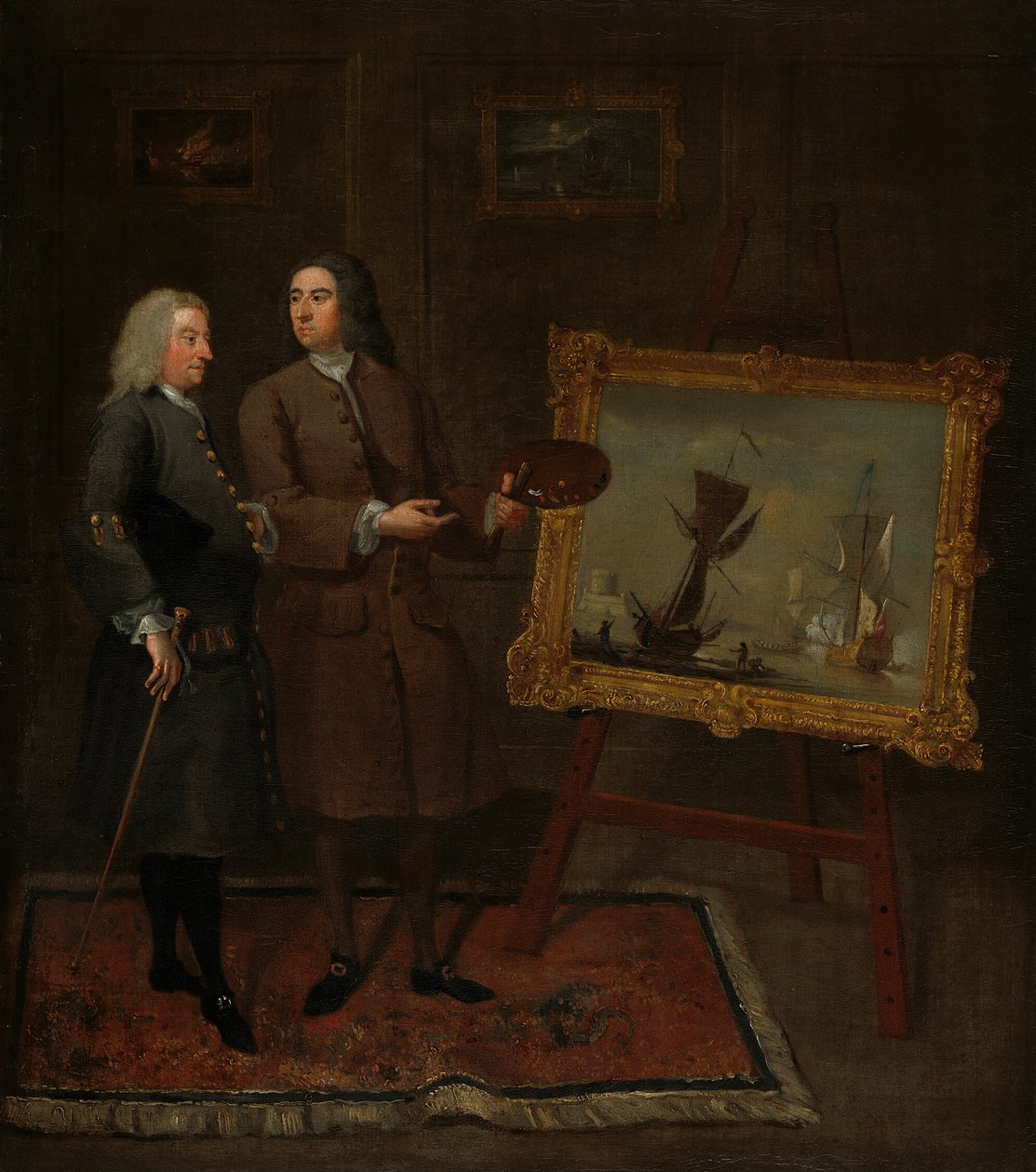 Thomas Walker i Peter Monamy autorstwa Gawen Hamilton