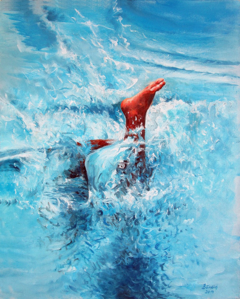 Kolejny Splash autorstwa Geert Bordich