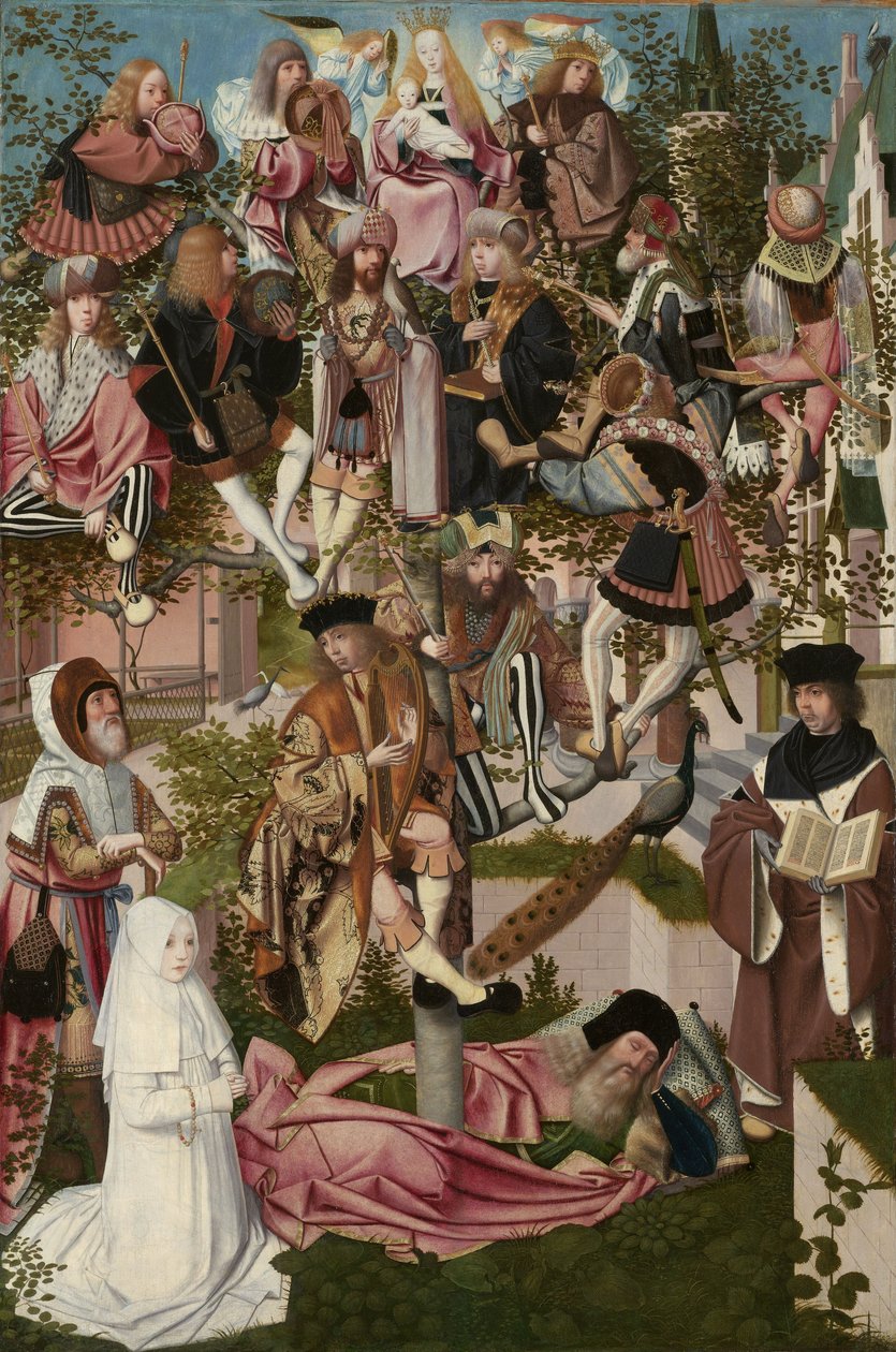Drzewo Jessego, ok. 1500 autorstwa Geertgen Tot sint Jans