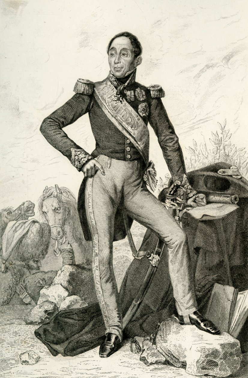 Emmanuel de Grouchy, markiz de Grouchy, 1804, 1839. autorstwa Geille